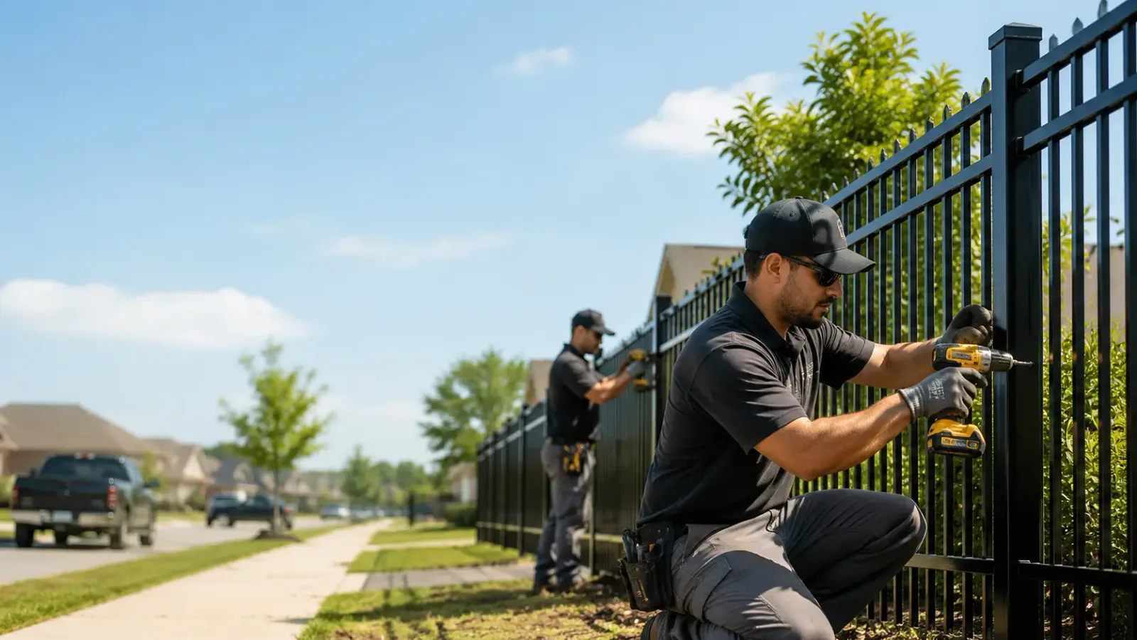 Metal Fence Installation in Jeff, KY